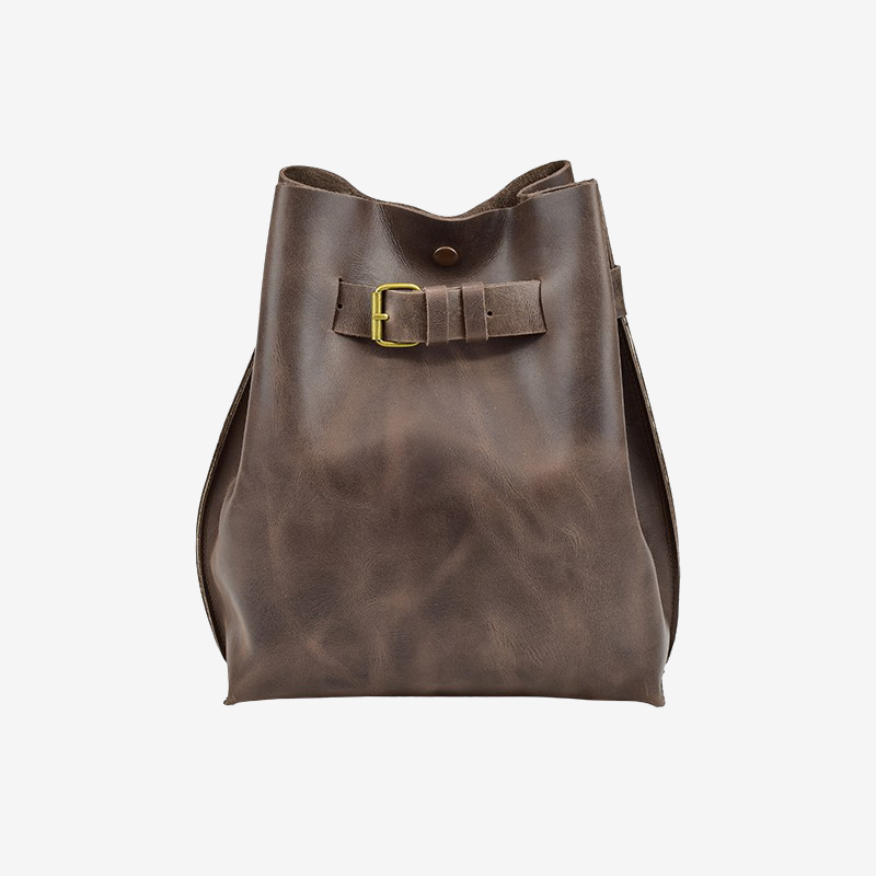 brown leather bags