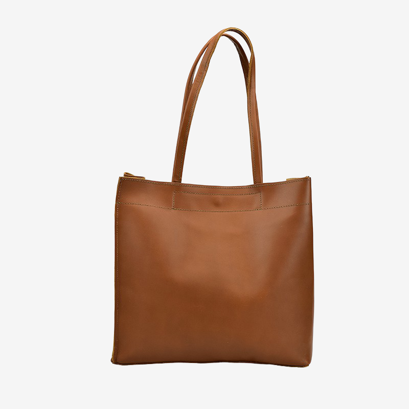 brown leather shoulder bags for women