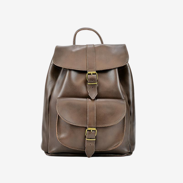brown leather backpack, δερμάτινες τσάντες χειροποίητες