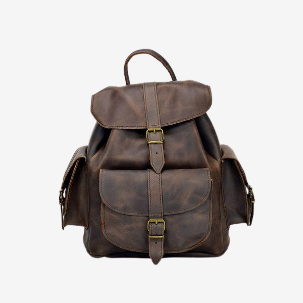 brown leather backpacks for women, δερμάτινες τσάντες χειροποίητες