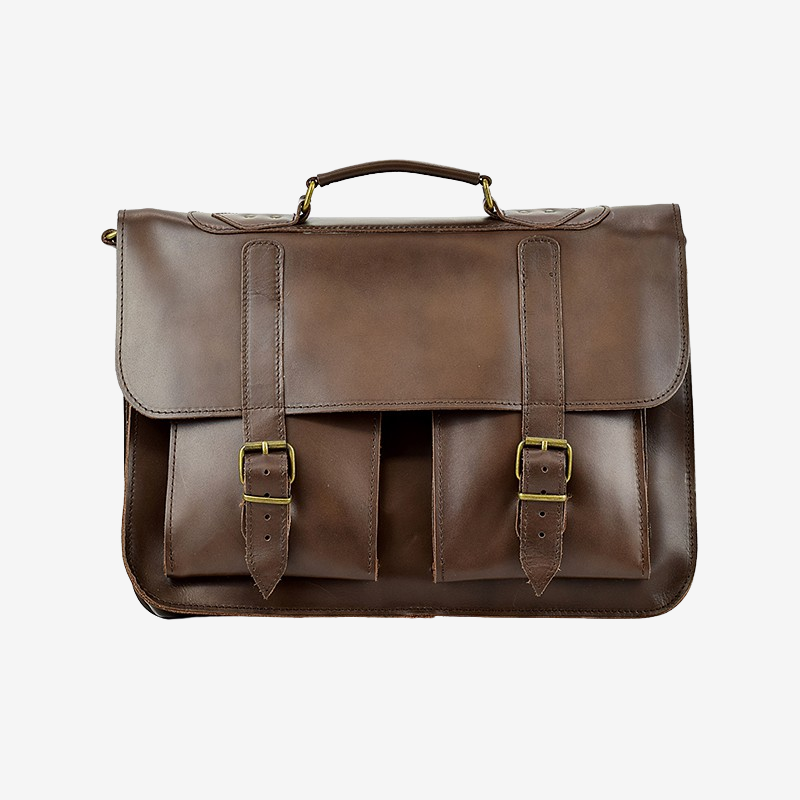 brown professional leather briefcases