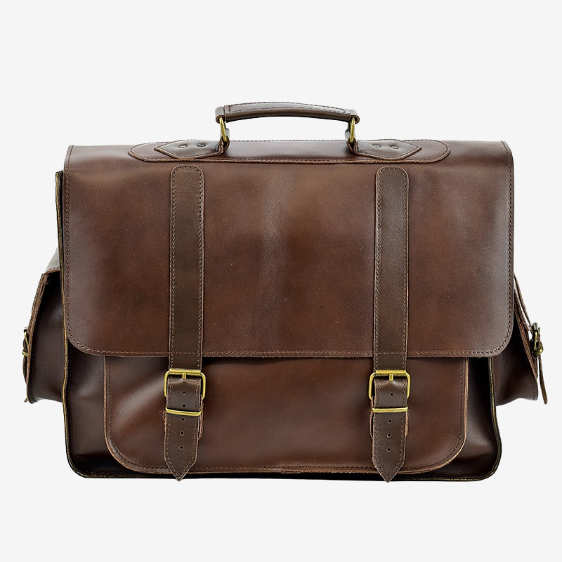 brown leather briefcases