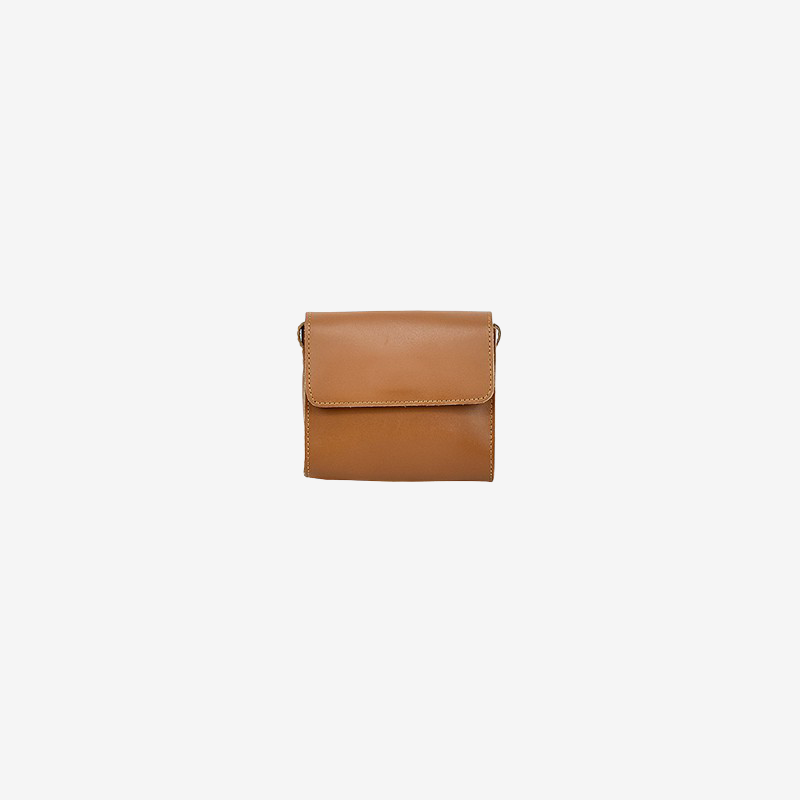 small brown leather bag for women