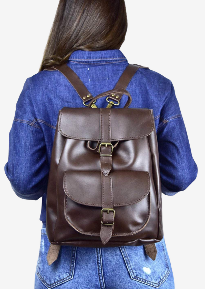 greek leather backpack, δερμάτινες χειροποίητες τσάντες