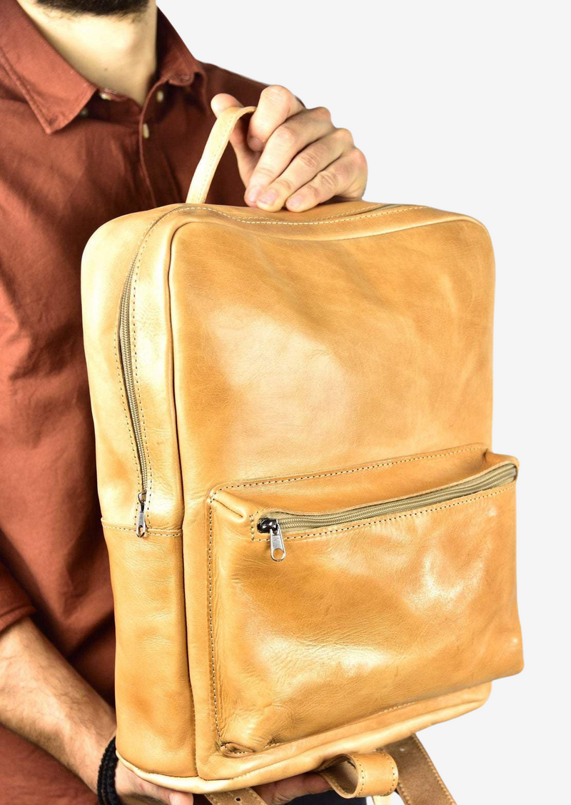 value for money leather backpack
