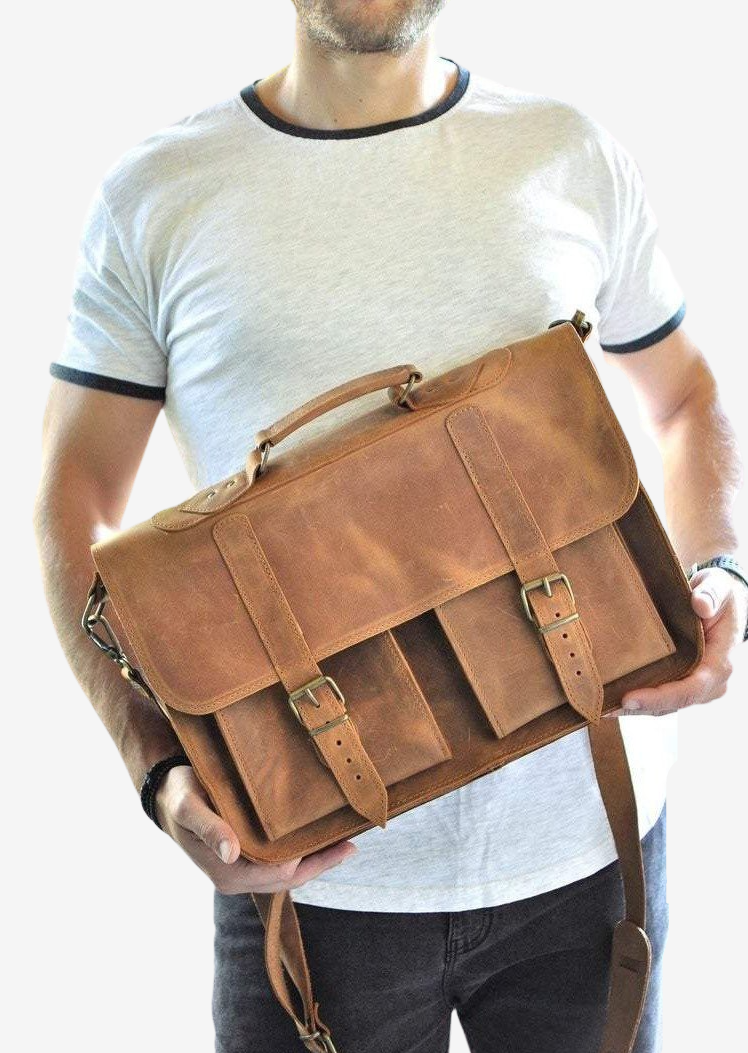 leather briefcases for men, δερμάτινες τσάντες αντρικές