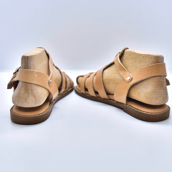 handmade leather sandals for kids, χειροποίητα σανδάλια παιδικά