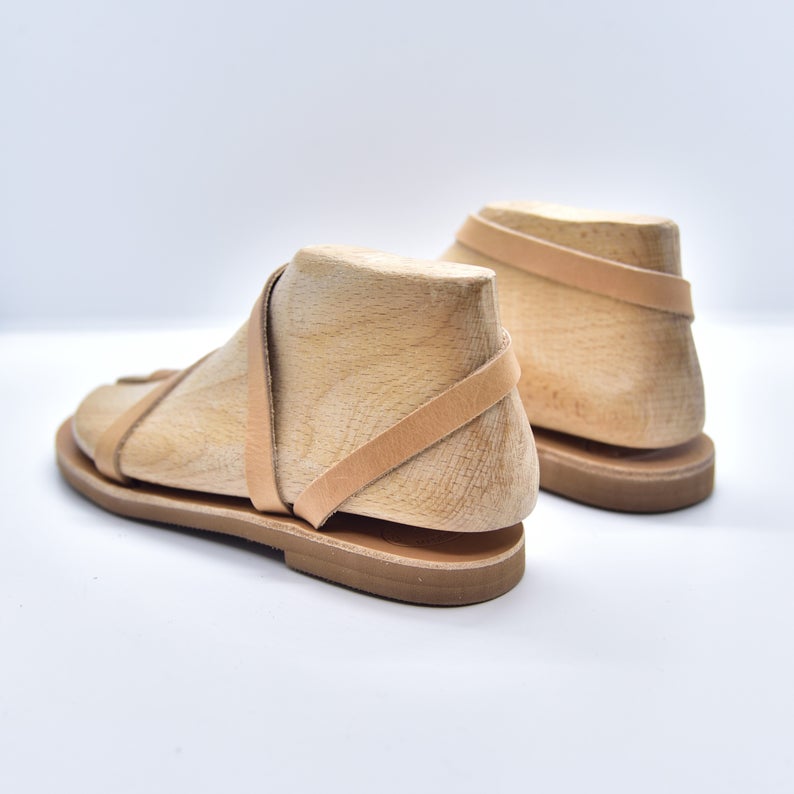  Greek kids leather sandals