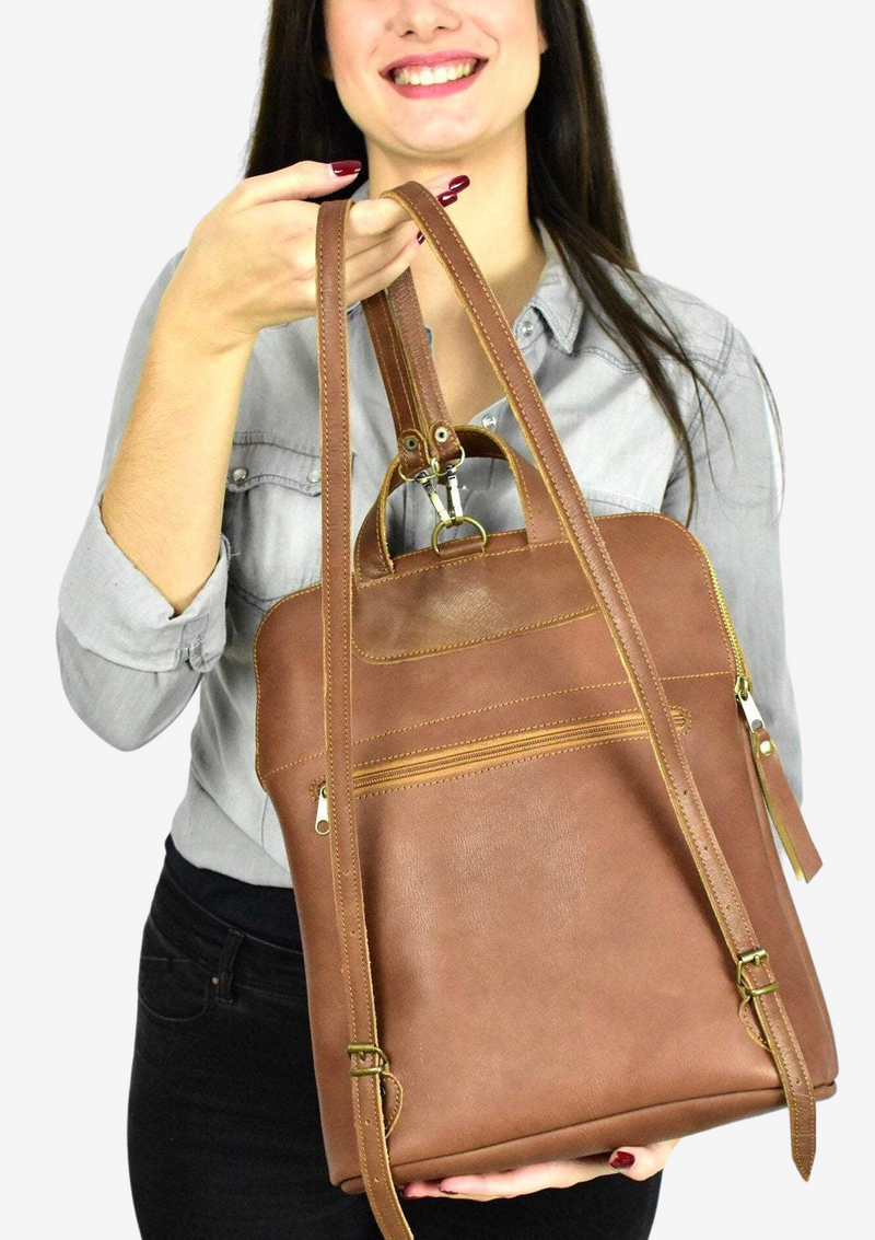Medium Backpack, Cinnamon