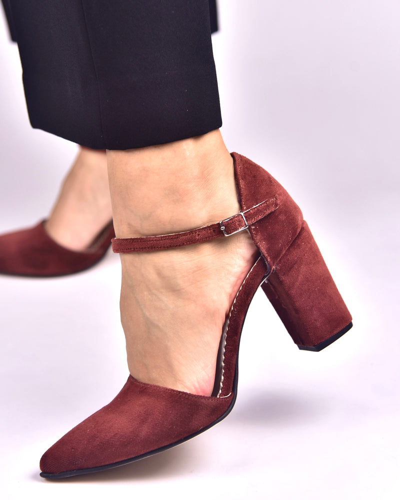velvet heels for women, γυναικεία βελούδινα παπούτσια